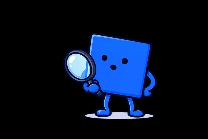 A marble holding a magnifying glass, searching for context